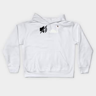 Mute Swan - Birding Humour Kids Hoodie